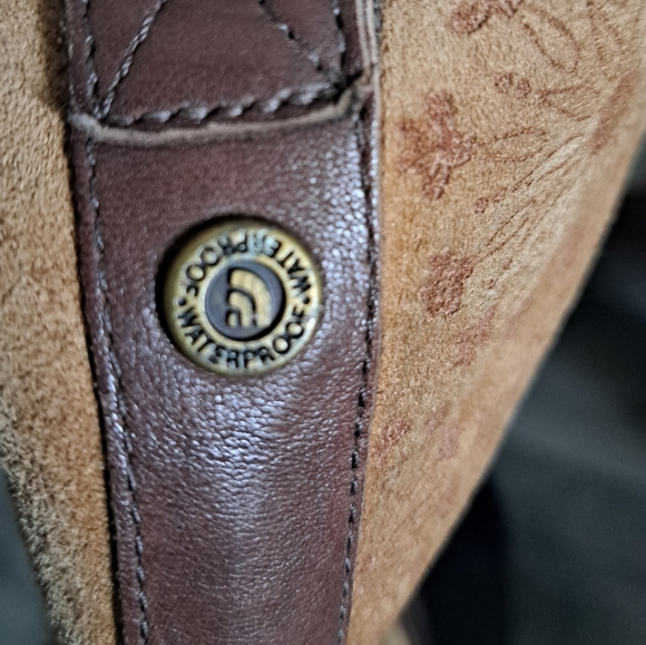 THE NORTH FACE Abby Apres snow winter boots shearling leather worn used 9.5 - Picture 16 of 16